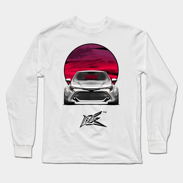 toyota corolla widebody Long Sleeve T-Shirt by naquash